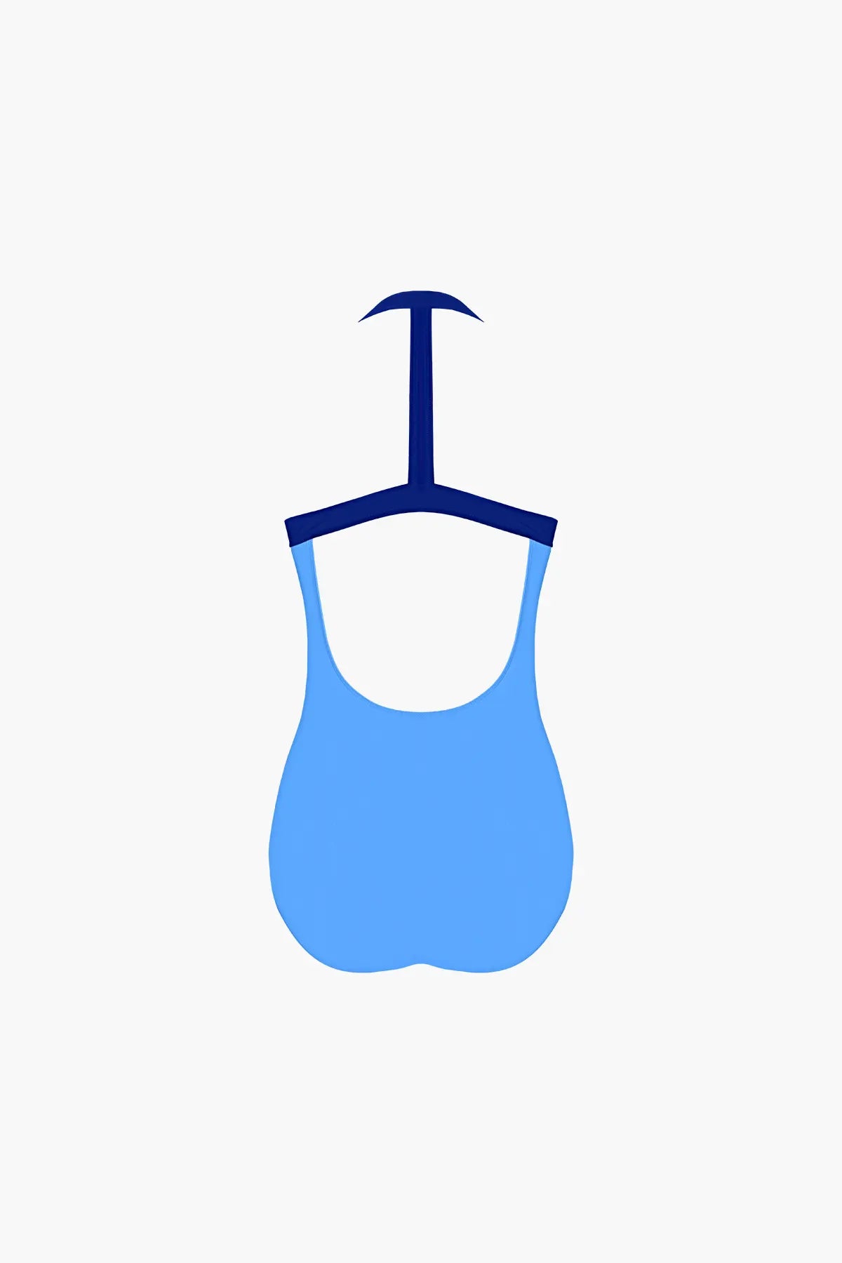 Pool Deep Blue One-Piece Swimsuit