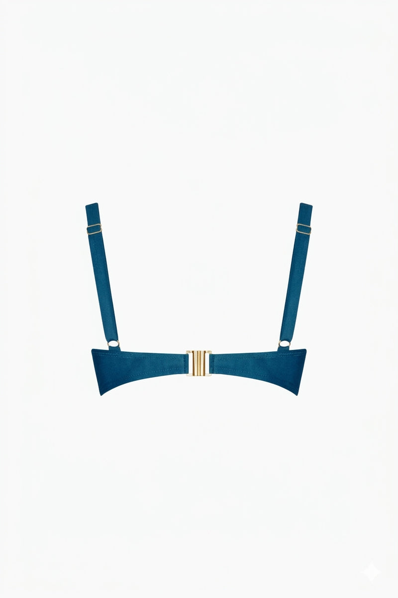 Triangle Héméra Bleu Paon