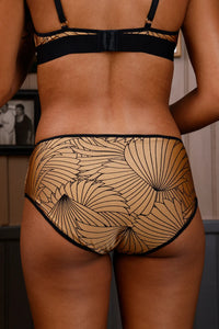 Shorty Héra Plumes Gold