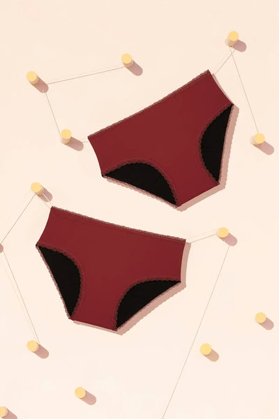 Duo Pack - 2 Callie Burgundy Hiphuggers