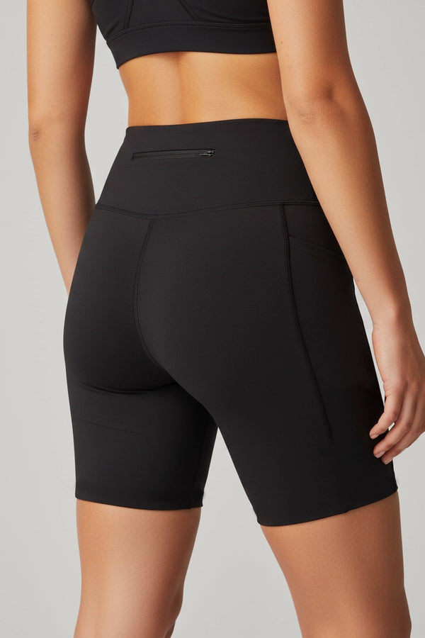 Black Deva Biker Shorts