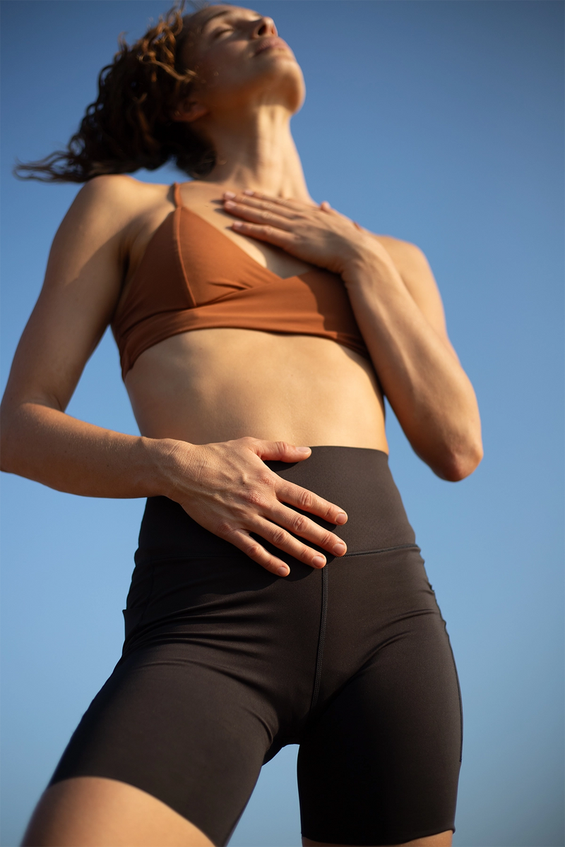 Black Deva Biker Shorts
