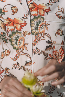 Ensemble Pyjama Daphne Ivory Bloom