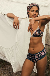 Shorty Eolia Charcoal Tropical Loon